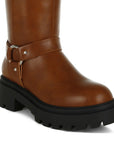 Taimen Harnes Detail Long Boots