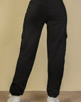 Side Pocket Drawstring Waist Sweatpants