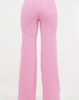 GJG Denim Rodeo Wide Leg Jean in Pink