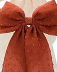 Swiss Dot Hair Bow