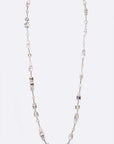 Crystal Cube Station Long Necklace