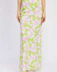 Emory Park Maxi Floral Bias Skirt