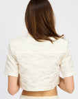 Emory Park Cropped Shirt Top