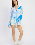 Emory Park Printed Oversized Shirt