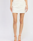 Emory Park High Waist Embroidered Skort