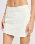 Emory Park High Waist Embroidered Skort