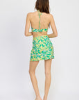 Emory Park O-Ring Halter Mini Dress