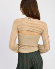 Emory Park Open Knit Shrug