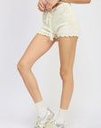 Emory Park Crochet Mini Shorts