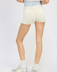 Emory Park Crochet Mini Shorts