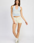 Emory Park Crochet Mini Shorts