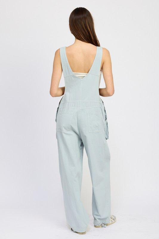 Emory Park Oversized Cargo Overalls