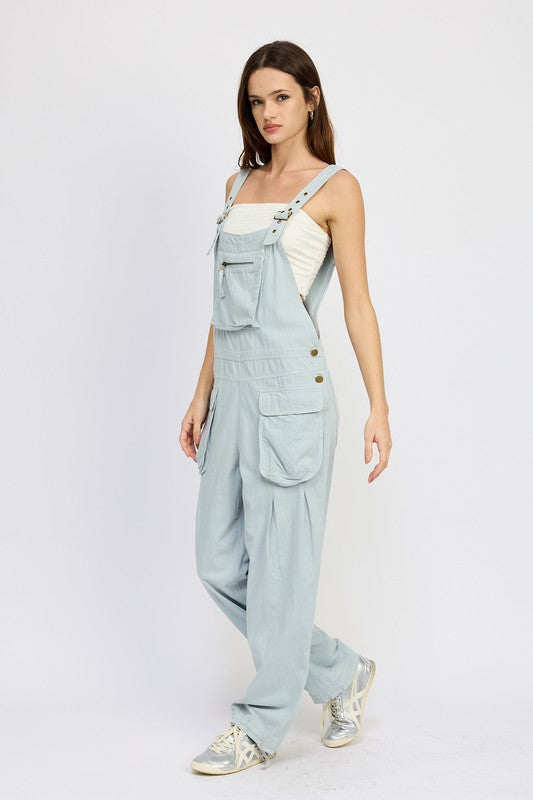 Emory Park Oversized Cargo Overalls