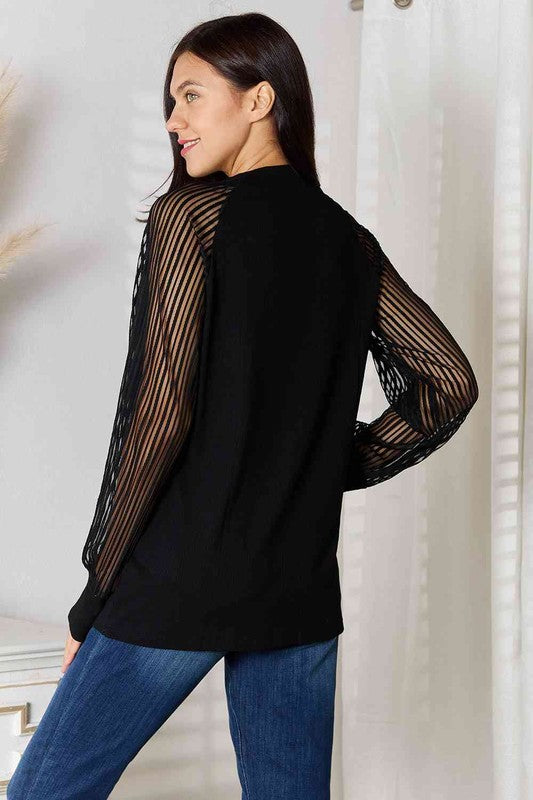 ClaudiaG Apparel Raglan Sleeve Top