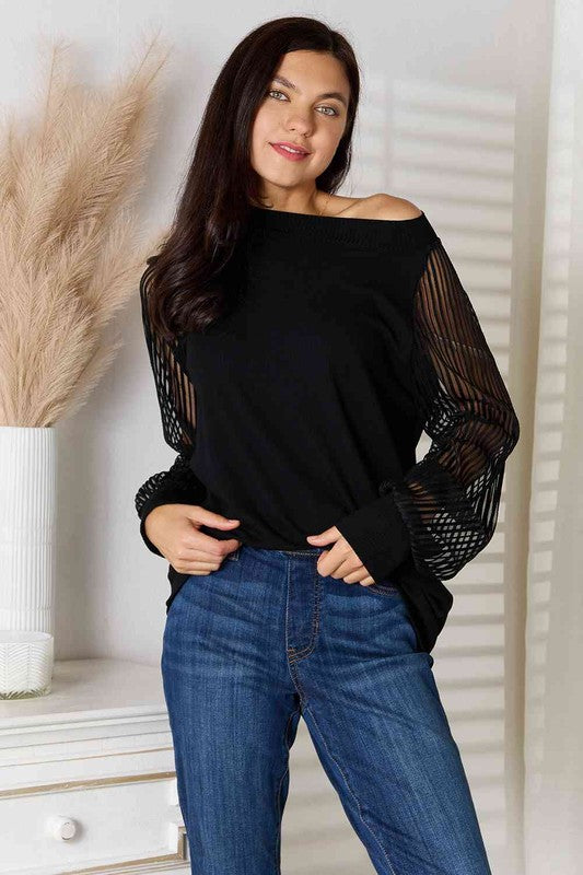 ClaudiaG Apparel Raglan Sleeve Top