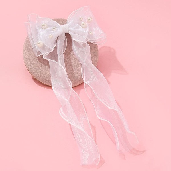 Miss Sparkling Tulle Hair Bow