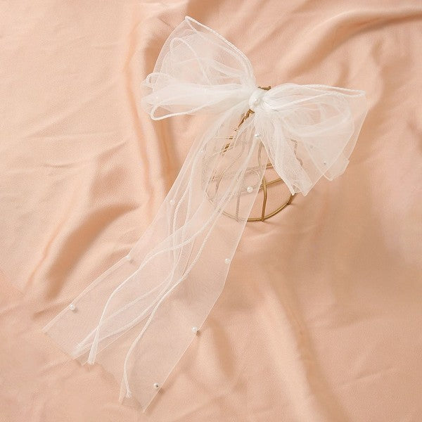 Miss Sparkling Tulle Hair Bow