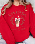 Iced Coffee Social Club Graphic Fleece Sweatshirt