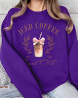 Iced Coffee Social Club Graphic Fleece Sweatshirt