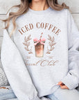 Iced Coffee Social Club Graphic Fleece Sweatshirt