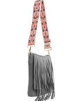 Thomas and Lee Co Kelce Fringe Bucket Bag Handbag - Bag ONLY