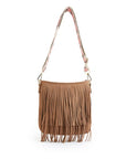 Thomas and Lee Co Kelce Fringe Bucket Bag Handbag - Bag ONLY