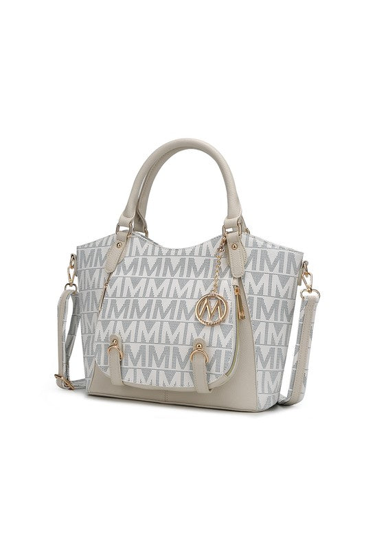 MKF Collection Fula Signature Satchel Bag by Mia K