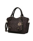 MKF Collection Fula Signature Satchel Bag by Mia K