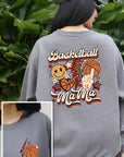 Basketball Front Back Graphic Fleece Sweatshirts