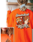 Basketball Front Back Graphic Fleece Sweatshirts