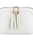 Tassel Small Crossbody Bag with Chain Strap