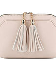 Tassel Small Crossbody Bag with Chain Strap