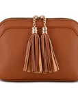 Tassel Small Crossbody Bag with Chain Strap