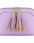 Tassel Small Crossbody Bag with Chain Strap