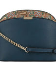 Paisley Accent Small Dome Crossbody Bag