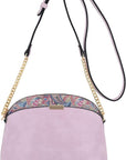 Paisley Accent Small Dome Crossbody Bag