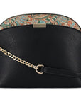 Paisley Accent Small Dome Crossbody Bag