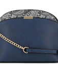 Paisley Accent Small Dome Crossbody Bag