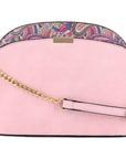 Paisley Accent Small Dome Crossbody Bag