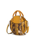 MKF Collection Faux Snakeskin Crossbody Bag Mia k