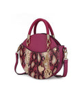 MKF Collection Faux Snakeskin Crossbody Bag Mia k