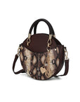 MKF Collection Faux Snakeskin Crossbody Bag Mia k