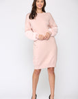 Sonia Sweater Dress with Faux Fur