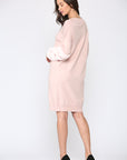 Sonia Sweater Dress with Faux Fur