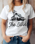 I'd Rather Be At The Barn, Farm Graphic Tee