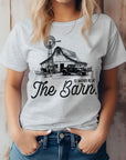 I'd Rather Be At The Barn, Farm Graphic Tee