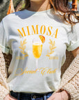 Mimosa Sunday Brunch Social Club Graphic T Shirts