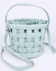 2 In 1 Open Weaved Bucket Swing Bag