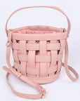 2 In 1 Open Weaved Bucket Swing Bag