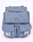 Denim Fashion Backpack